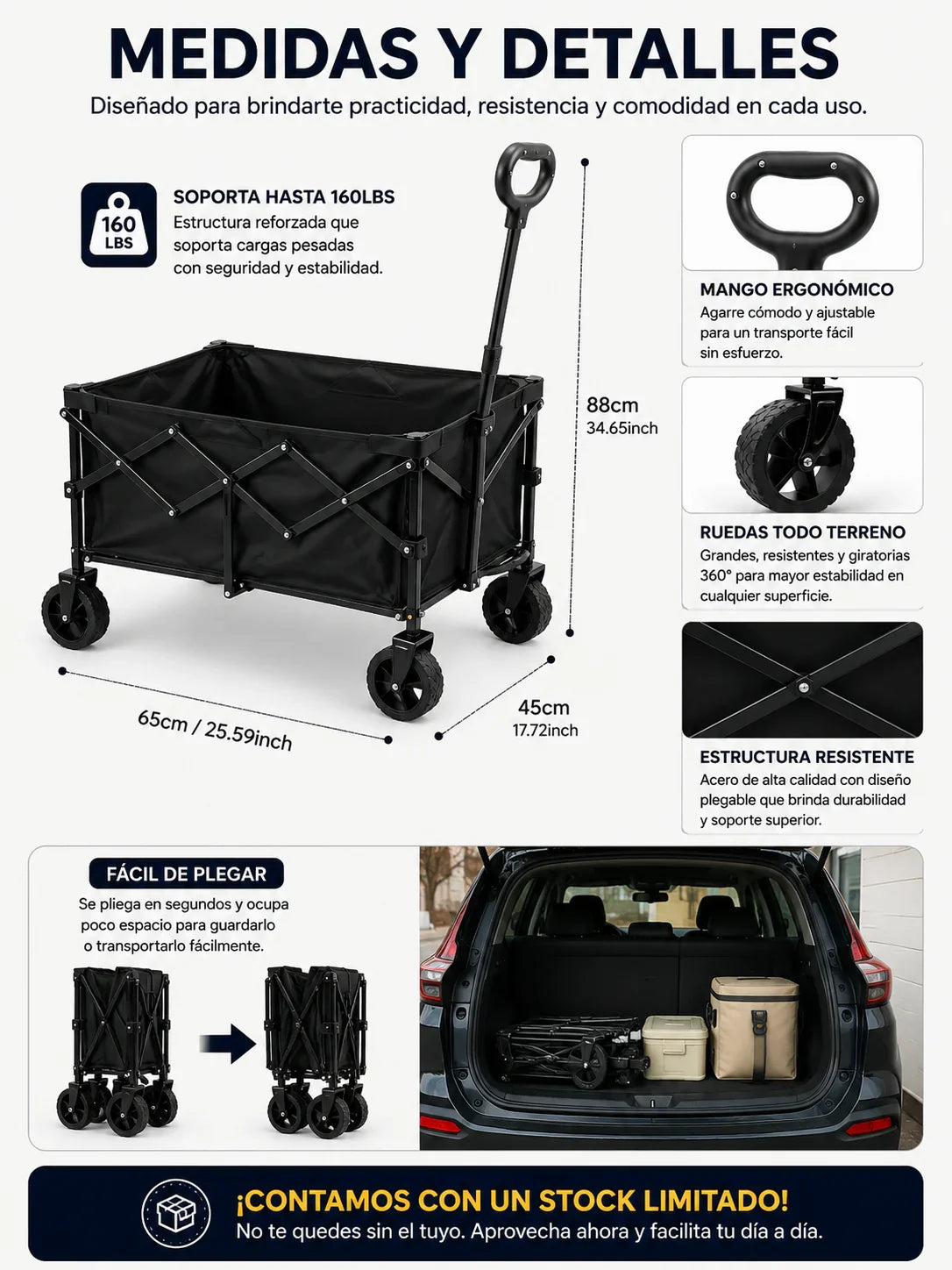 Carro Plegable Multiuso